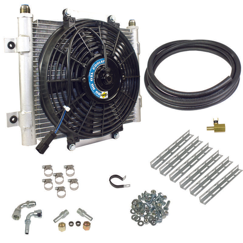 Load image into Gallery viewer, BD Diesel Xtruded Trans Oil Cooler - 1/2 inch Cooler Lines
