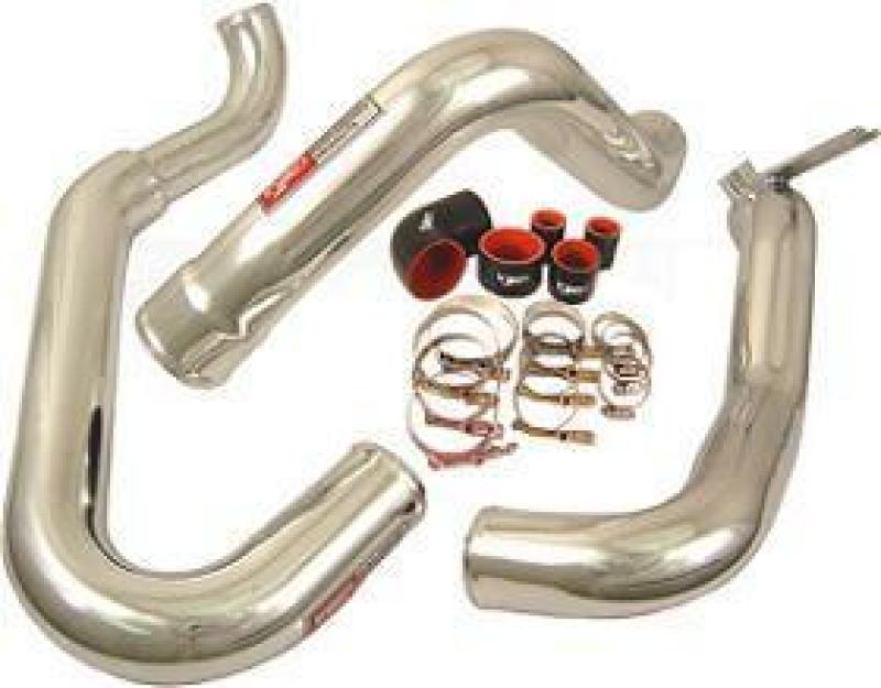 Load image into Gallery viewer, Injen 2009 Lancer Ralliart 2.0L Turbo Polished Upper Intercooler Pipe Kit
