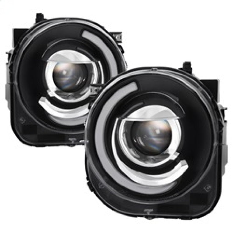 Load image into Gallery viewer, xTune 15-17 Jeep Renegade Light Bar DRL Projector Headlights -Black (PRO-JH-JREN-LBDRL-BK)
