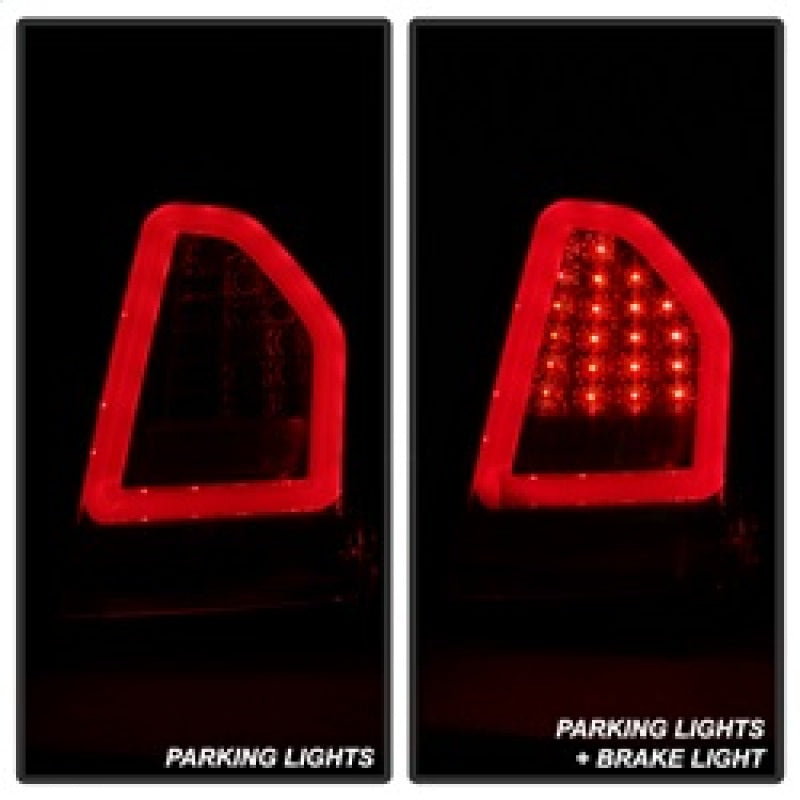 Load image into Gallery viewer, Spyder Chrysler 300C 08-10 V2 Light Bar LED Tail Lights - Red Clear ALT-YD-C308V2-LED-RC
