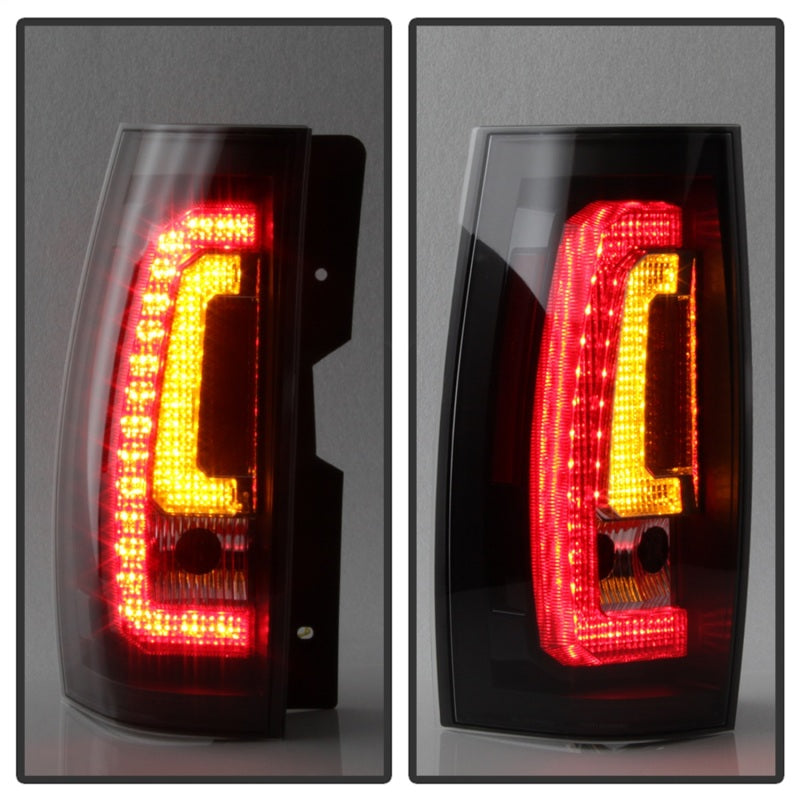 Load image into Gallery viewer, Spyder Chevy Suburban/Tahoe 07-14 V2 - Light Bar LED Tail Lights - Black ALT-YD-CSUB07V2-LED-BK
