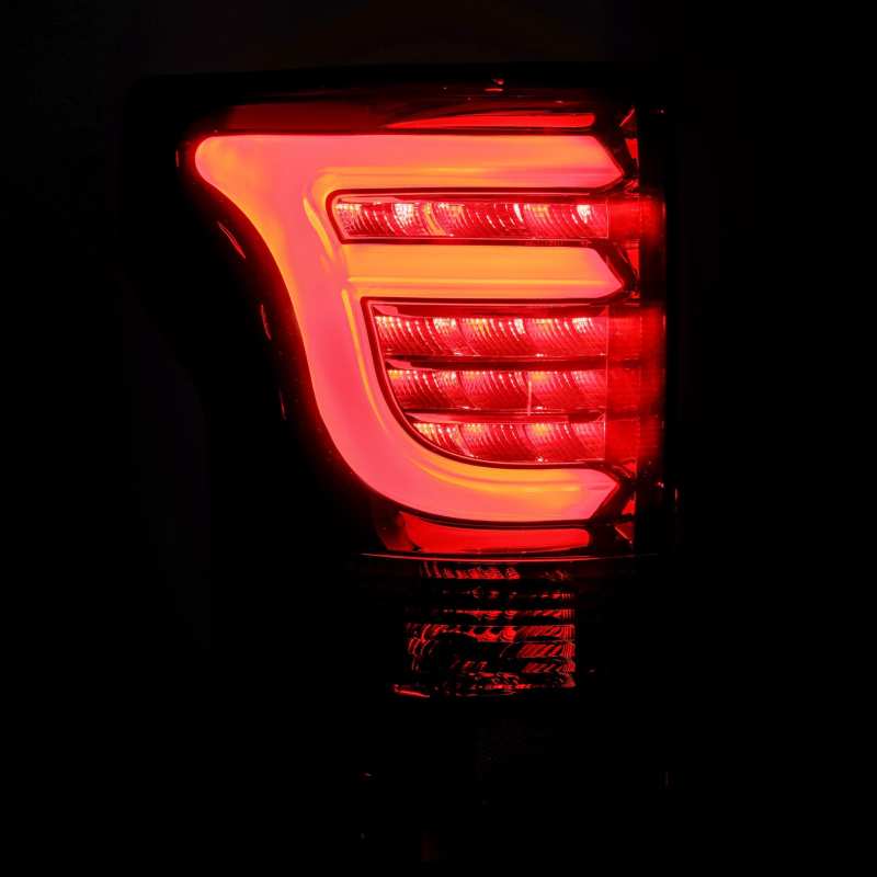 Load image into Gallery viewer, AlphaRex 15-17 Ford F-150 (Excl Models w/Blind Spot Sensor) PRO-Series LED Tail Lights Jet Black

