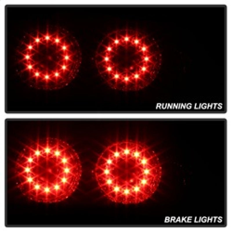 Load image into Gallery viewer, Spyder Acura RSX 02-04 LED Tail Lights Red Clear ALT-YD-ARSX02-LED-RC
