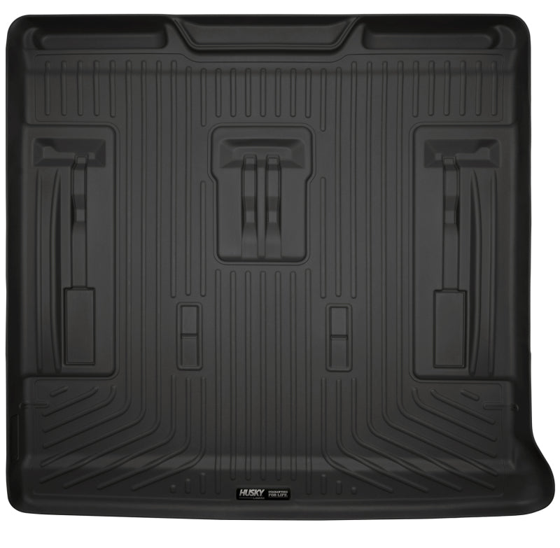Load image into Gallery viewer, Husky Liners 07-13 GM Escalade/Suburban/Yukon WeatherBeater Black Rear Cargo Liners
