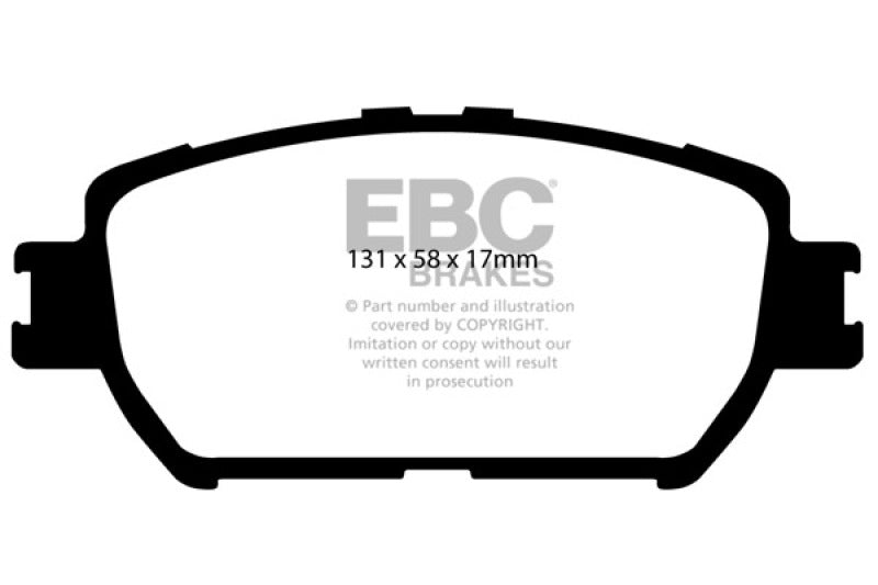 Load image into Gallery viewer, EBC 06-07 Lexus GS300 3.0 Yellowstuff Front Brake Pads
