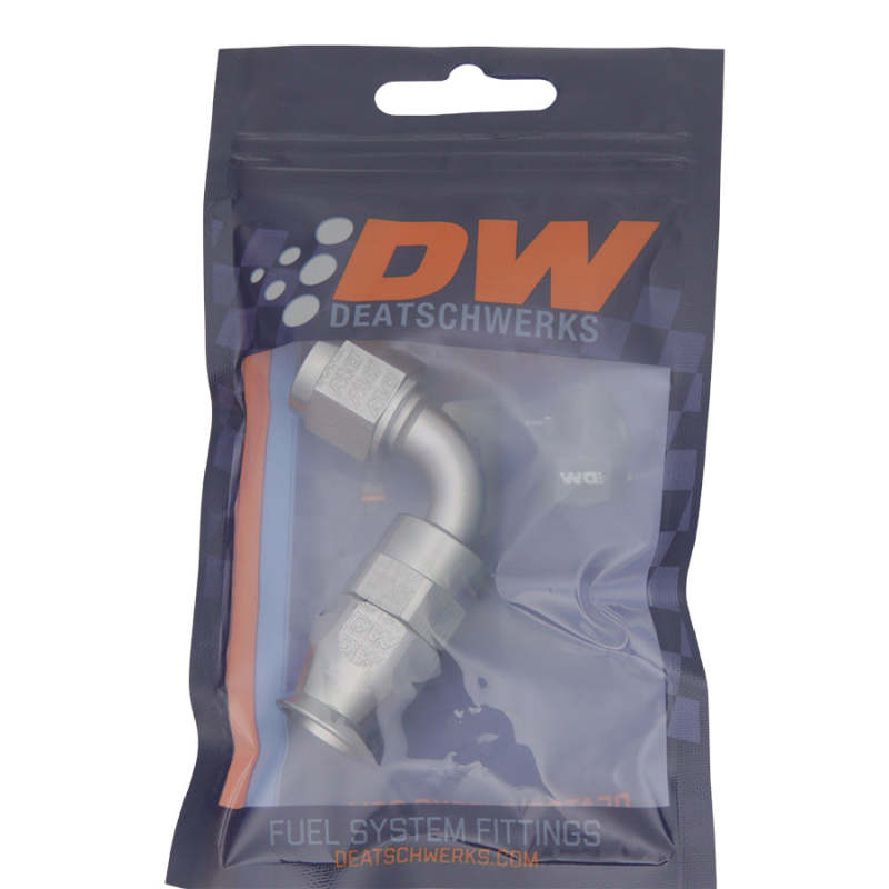 Load image into Gallery viewer, DeatschWerks 6AN Female Swivel 90-Degree Hose End PTFE (Incl. 1 Olive Insert)
