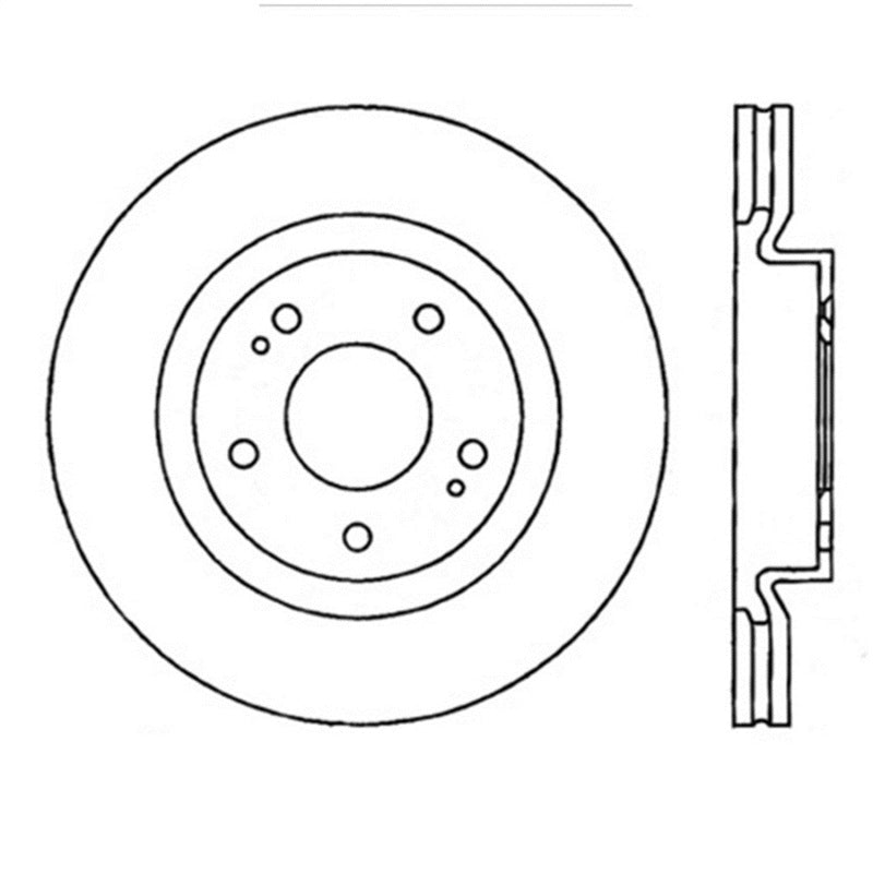 Load image into Gallery viewer, StopTech Power Slot 08-09 Evo 10 Slotted Left Front Rotor
