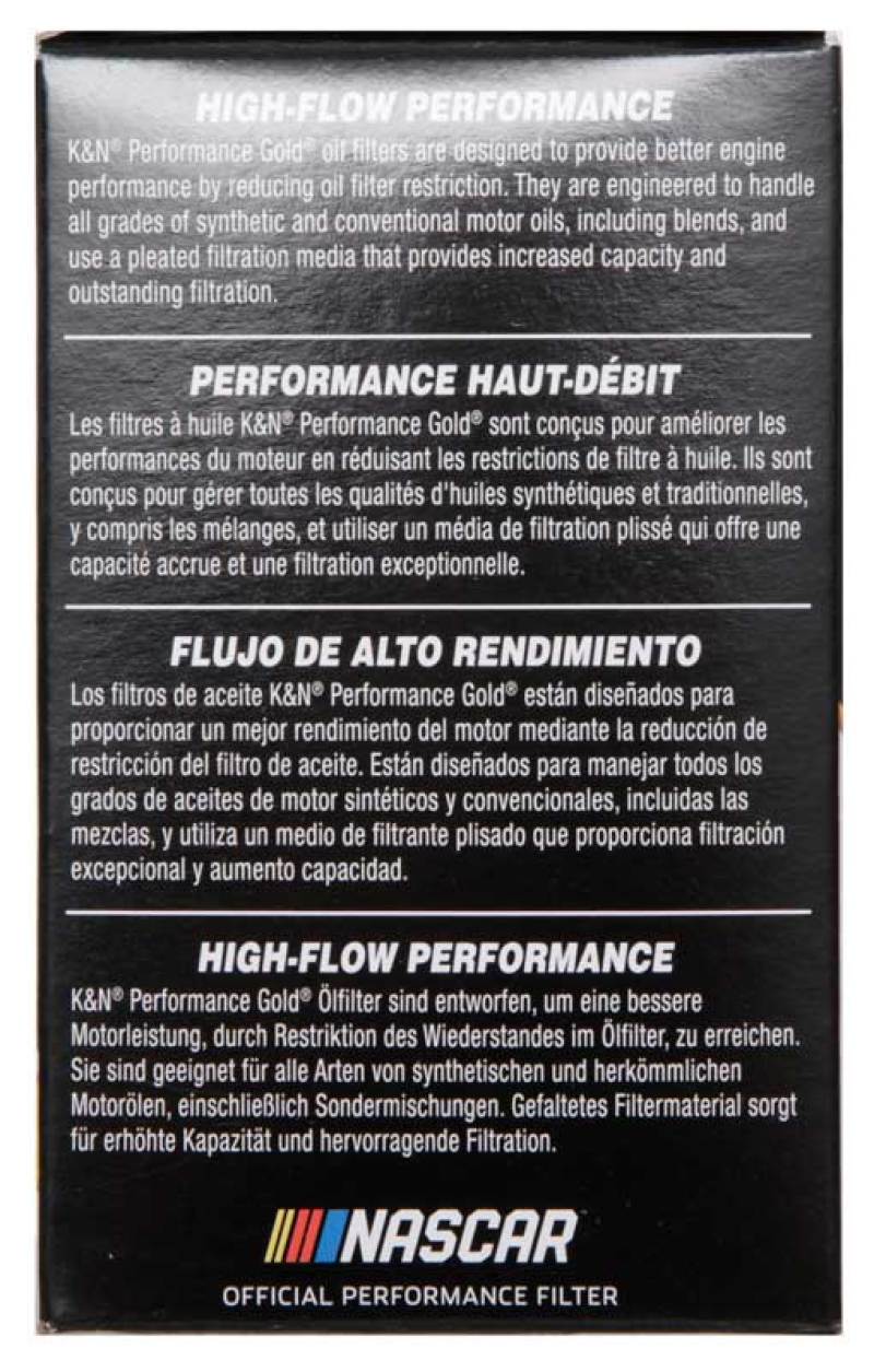Load image into Gallery viewer, K&amp;N Performance Oil Filter for 09-19 GM 1.4L / 1.6L / 1.8L w/ Hengst Filter Housing
