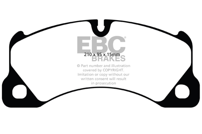 Load image into Gallery viewer, EBC 10+ Porsche Cayenne 3.0 Supercharged Hybrid Bluestuff Front Brake Pads
