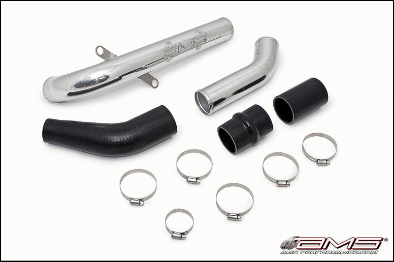 Load image into Gallery viewer, AMS Performance 08-15 Mitsubishi EVO X Upper I/C Pipe - Black Powder Coat
