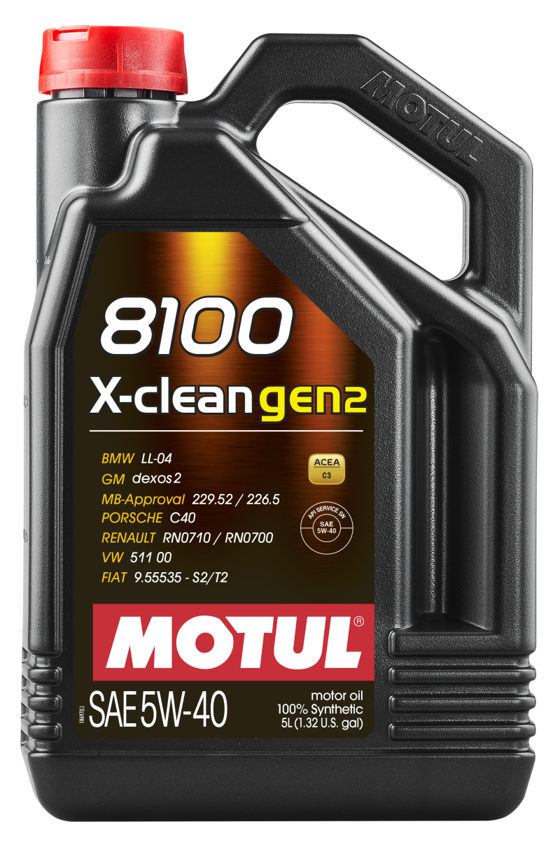 Load image into Gallery viewer, Motul 5L Synthetic Engine Oil 8100 X-CLEAN Gen 2 5W40
