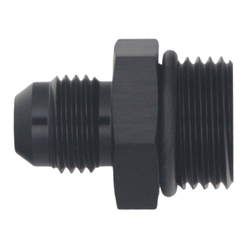 Load image into Gallery viewer, DeatschWerks 8AN ORB Male to 6AN Male Flare Adapter (Incl O-Ring) - Anodized Matte Black
