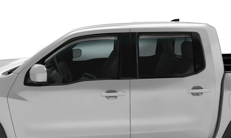 Load image into Gallery viewer, AVS 2022 Nissan Frontier Crew Cab Ventvisor In-Channel Window Deflectors - 4pc - Smoke

