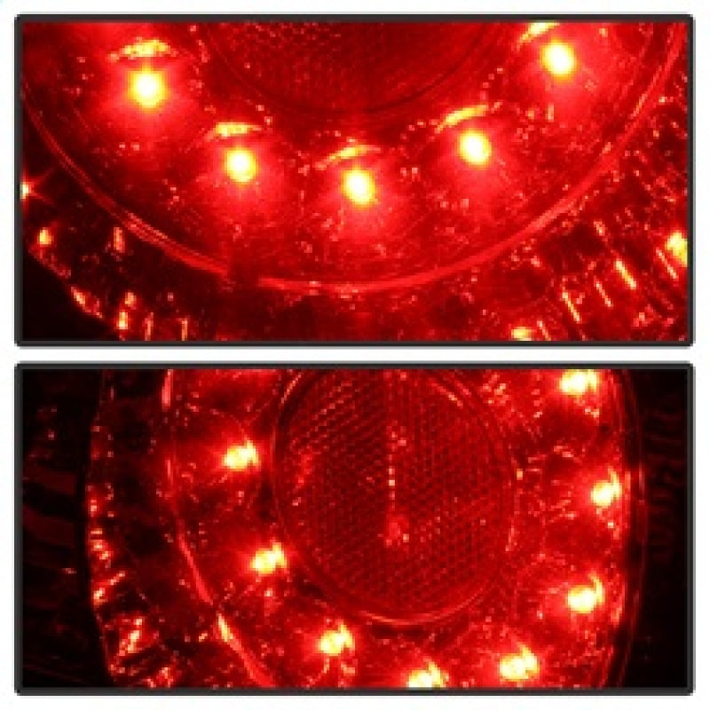 Load image into Gallery viewer, Spyder Acura RSX 02-04 LED Tail Lights Red Clear ALT-YD-ARSX02-LED-RC
