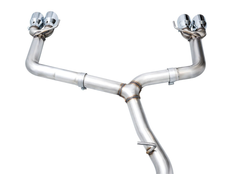 Load image into Gallery viewer, AWE Tuning 2022+ VB Subaru WRX Track Edition Exhaust - Chrome Silver Tips
