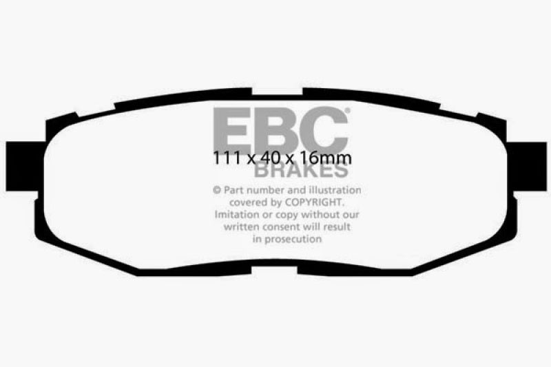 Load image into Gallery viewer, EBC 12+ Scion FR-S 2 Ultimax2 Rear Brake Pads
