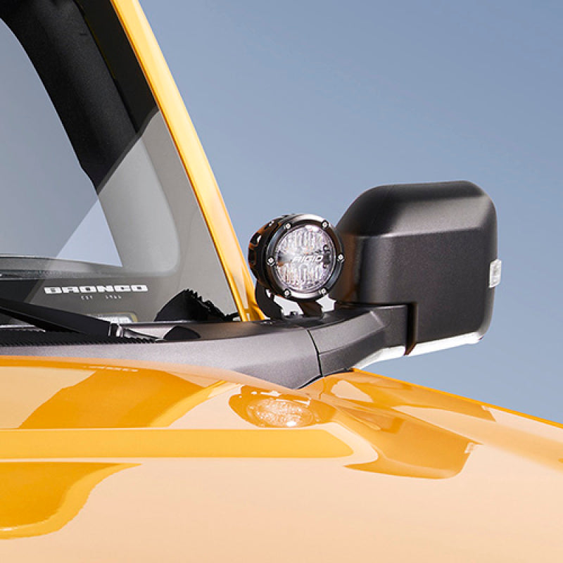 Load image into Gallery viewer, Ford Racing 2021+ Ford Bronco Mirror Mounted 4in Rigid LED Lights Kit
