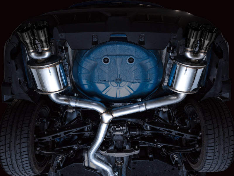 Load image into Gallery viewer, AWE Tuning 2022+ VB Subaru WRX Touring Edition Exhaust - Diamond Black Tips
