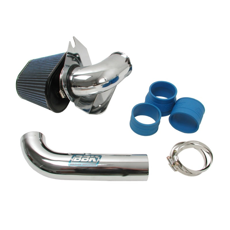 Load image into Gallery viewer, BBK 86-93 Mustang 5.0 Cold Air Intake Kit - Fenderwell Style - Chrome Finish
