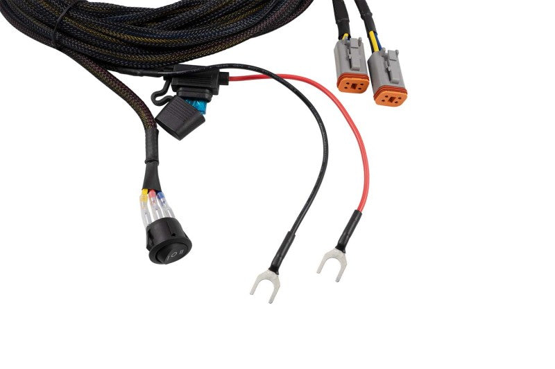Load image into Gallery viewer, Diode Dynamics Light Duty Dual Output 3-way 4-pin Wiring Harness
