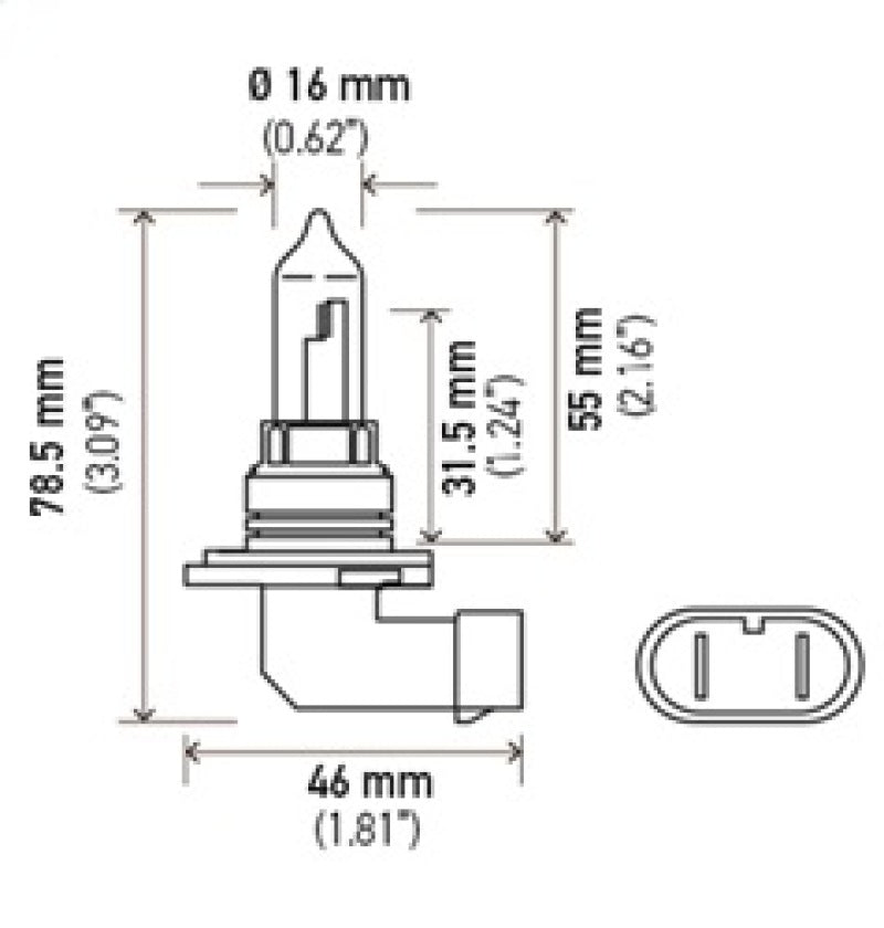 Load image into Gallery viewer, Hella Optilux HB3 9005 12V/65W XY Xenon Yellow Bulb
