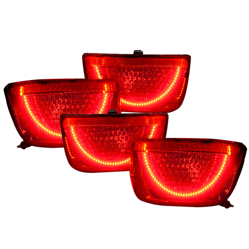 Load image into Gallery viewer, Oracle 10-13 Chevrolet Camaro LED Afterburner Tail Light Halo Kit - Red

