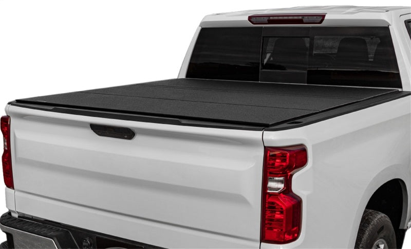Load image into Gallery viewer, Access LOMAX Tri-Fold Cover Black Urethane Finish 20+ GM 2500/3500 - 6ft 8in Bed

