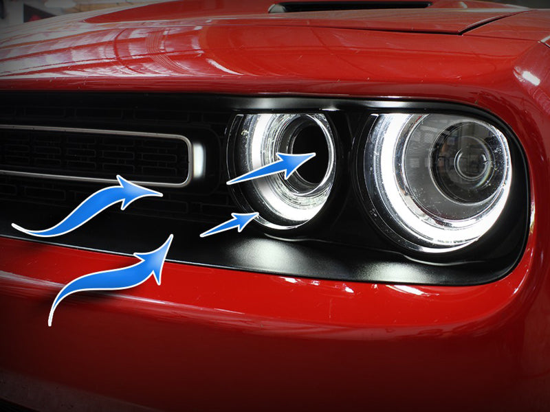 Load image into Gallery viewer, aFe Momentum GT Dynamic Air Scoop Dodge Challenger 15-20 - Red
