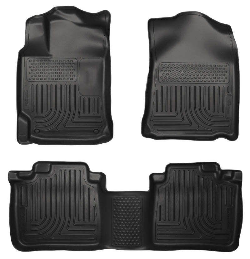 Load image into Gallery viewer, Husky Liners 10-13 Lexus RX350/RX450h WeatherBeater Black Front &amp; 2nd Seat Floor Liners
