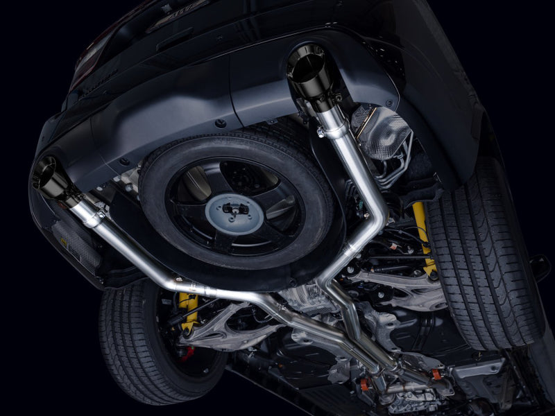 Load image into Gallery viewer, AWE Tuning 18-23 Dodge Durango SRT &amp; Hellcat Track Edition Exhaust - Diamond Black Tips
