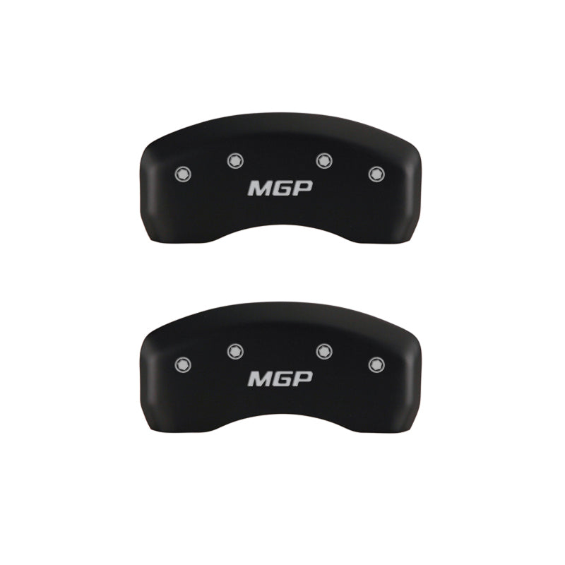 Load image into Gallery viewer, MGP 4 Caliper Covers Engraved Front &amp; Rear MGP Red finish silver ch
