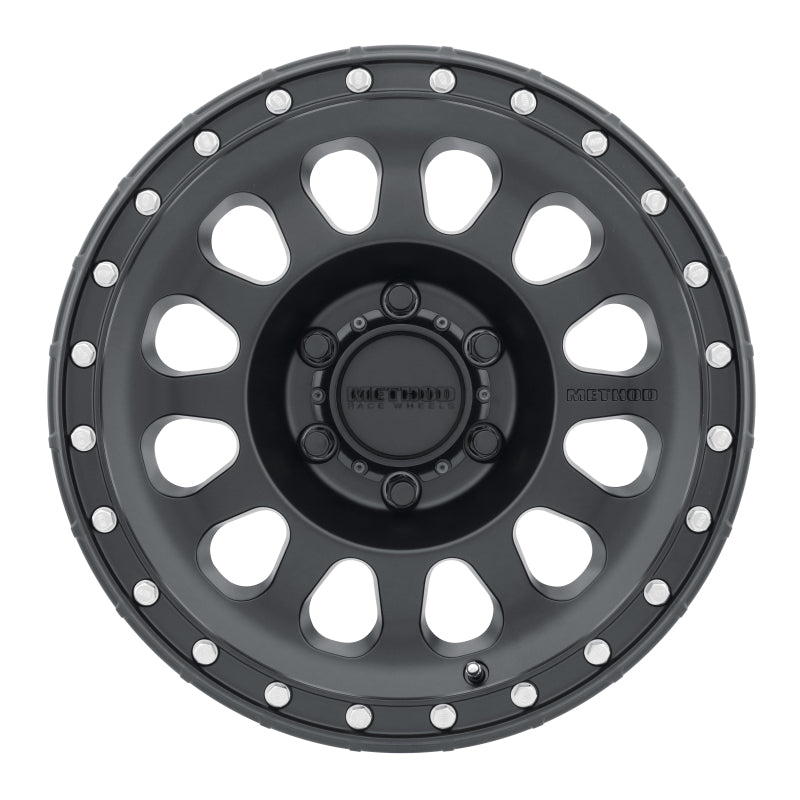 Load image into Gallery viewer, Method MR315 17x8.5 0mm Offset 6x5.5 106.25mm CB Matte Black Wheel
