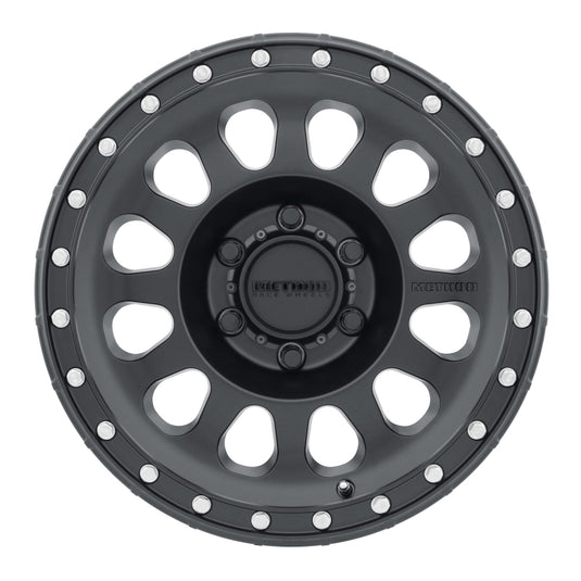 Method MR315 17x8.5 0mm Offset 6x5.5 106.25mm CB Matte Black Wheel