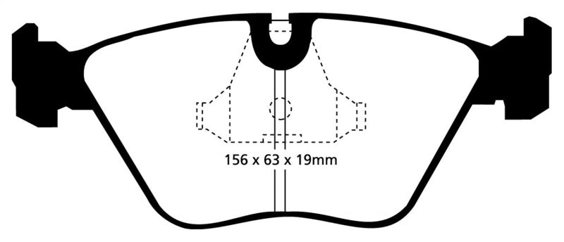 Load image into Gallery viewer, EBC 92-95 BMW M3 3.0 (E36) Redstuff Front Brake Pads
