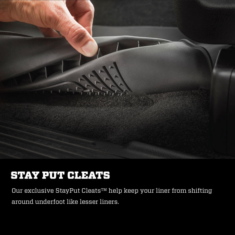 Load image into Gallery viewer, Husky Liners 2019 Chevy Silverado 1500 Crew Cab X-Act Contour Front Black Floor Liners
