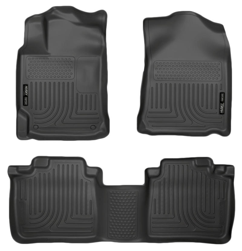 Load image into Gallery viewer, Husky Liners 10-13 Lexus RX350/RX450h WeatherBeater Black Front &amp; 2nd Seat Floor Liners
