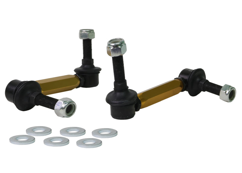 Load image into Gallery viewer, Whiteline 06-09 Toyota FJ Cruiser GSJ10 / 09+ GSJ15 Front Adjustable Heavy Duty Sway Bar Link Kit
