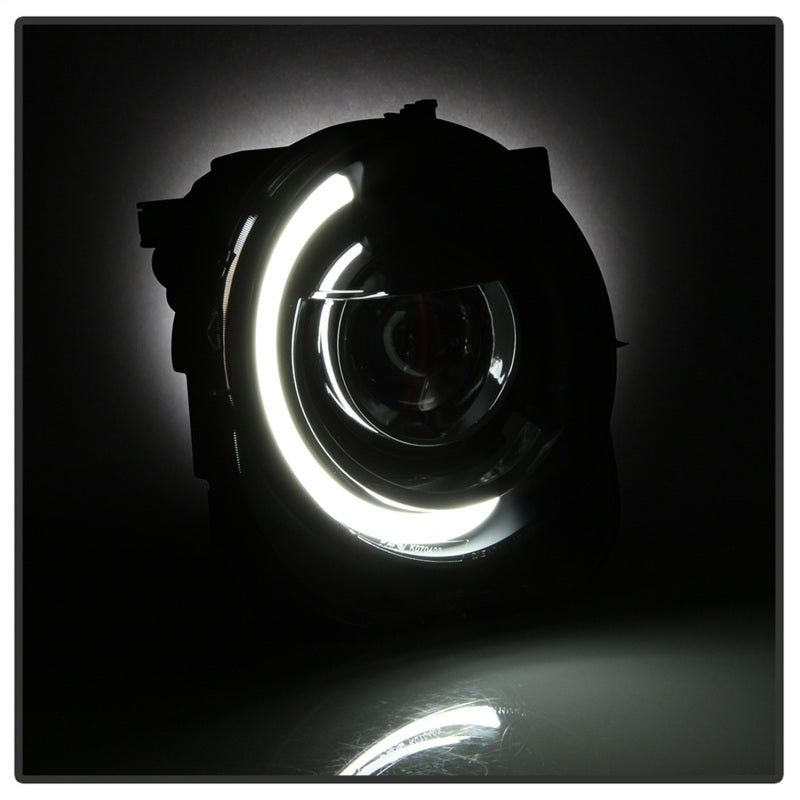 Load image into Gallery viewer, xTune 15-17 Jeep Renegade Light Bar DRL Projector Headlights -Black (PRO-JH-JREN-LBDRL-BK)
