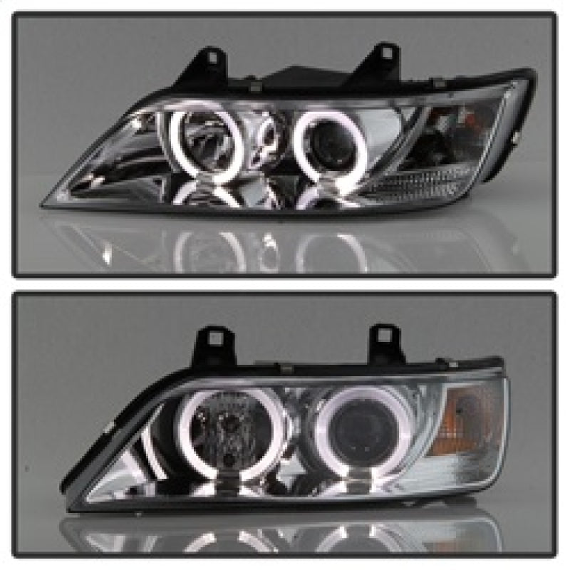 Load image into Gallery viewer, Spyder BMW Z3 96-02 Projector Headlights LED Halo Chrome High H1 Low H1 PRO-YD-BMWZ396-HL-C
