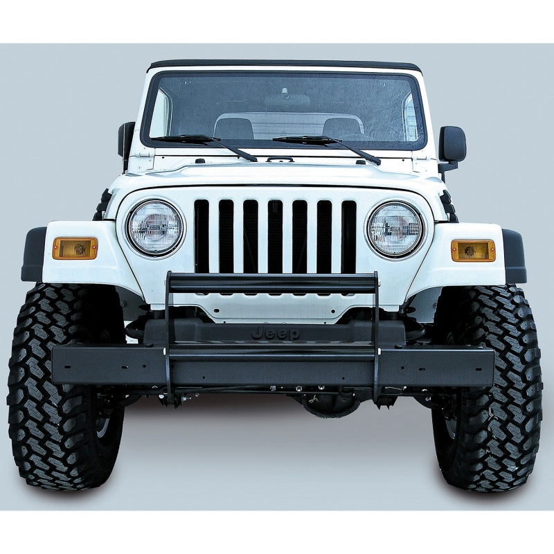 Load image into Gallery viewer, Rugged Ridge Brush Guard Gloss Black 97-06 Jeep Wrangler
