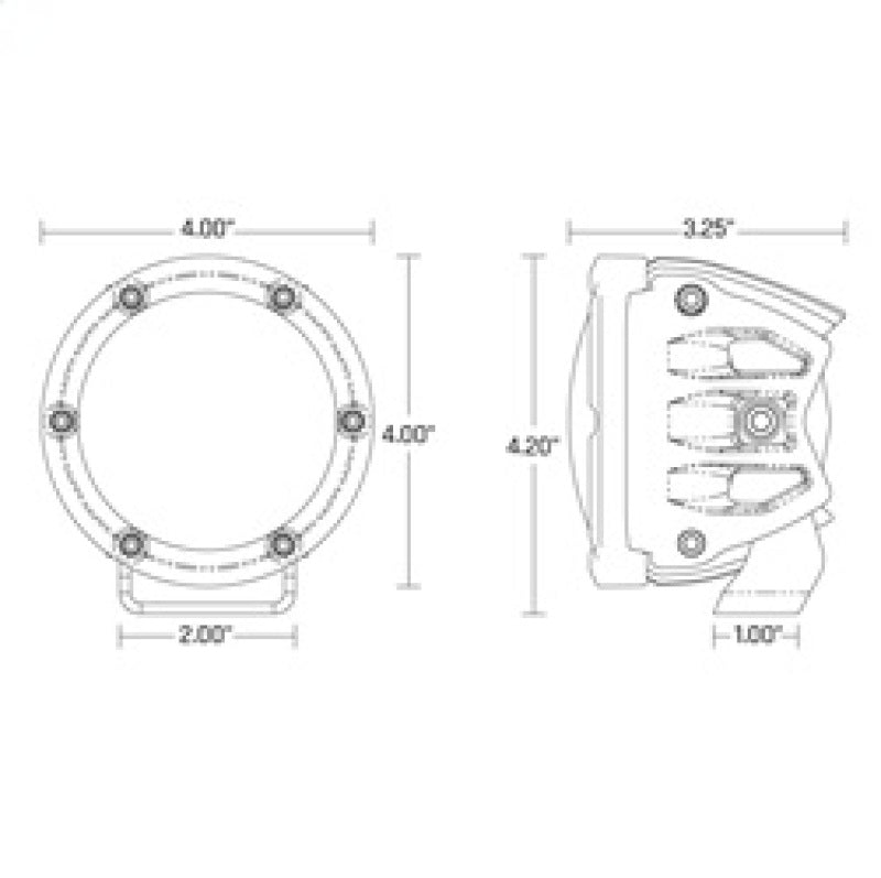 Load image into Gallery viewer, Rigid Industries 360-Series 4in LED SAE J583 Fog Light - Selective Yellow (Pair)
