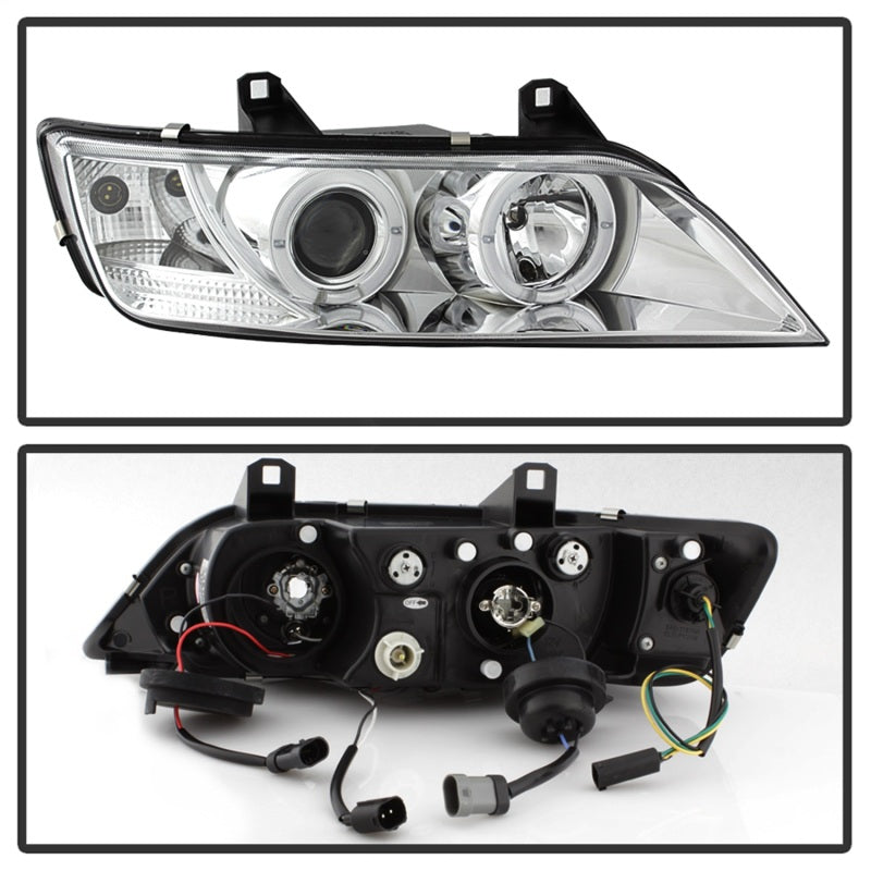 Load image into Gallery viewer, Spyder BMW Z3 96-02 Projector Headlights LED Halo Chrome High H1 Low H1 PRO-YD-BMWZ396-HL-C
