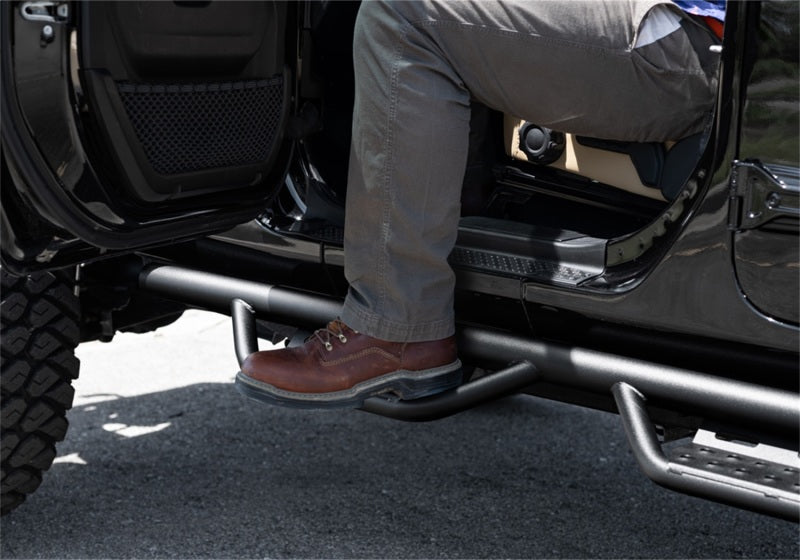 Load image into Gallery viewer, N-Fab RS Nerf Step 07-18 Jeep Wrangler JK 4DR - Full Length - Tex. Black
