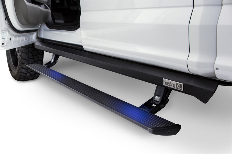 Load image into Gallery viewer, AMP Research 2021 Ford F-150 SuperCrew &amp; 2022 F-150 Lightning CC PowerStep XL - Black
