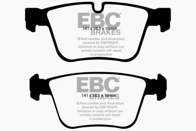 Load image into Gallery viewer, EBC 07-11 Mercedes-Benz CL63 AMG 6.2 Redstuff Rear Brake Pads
