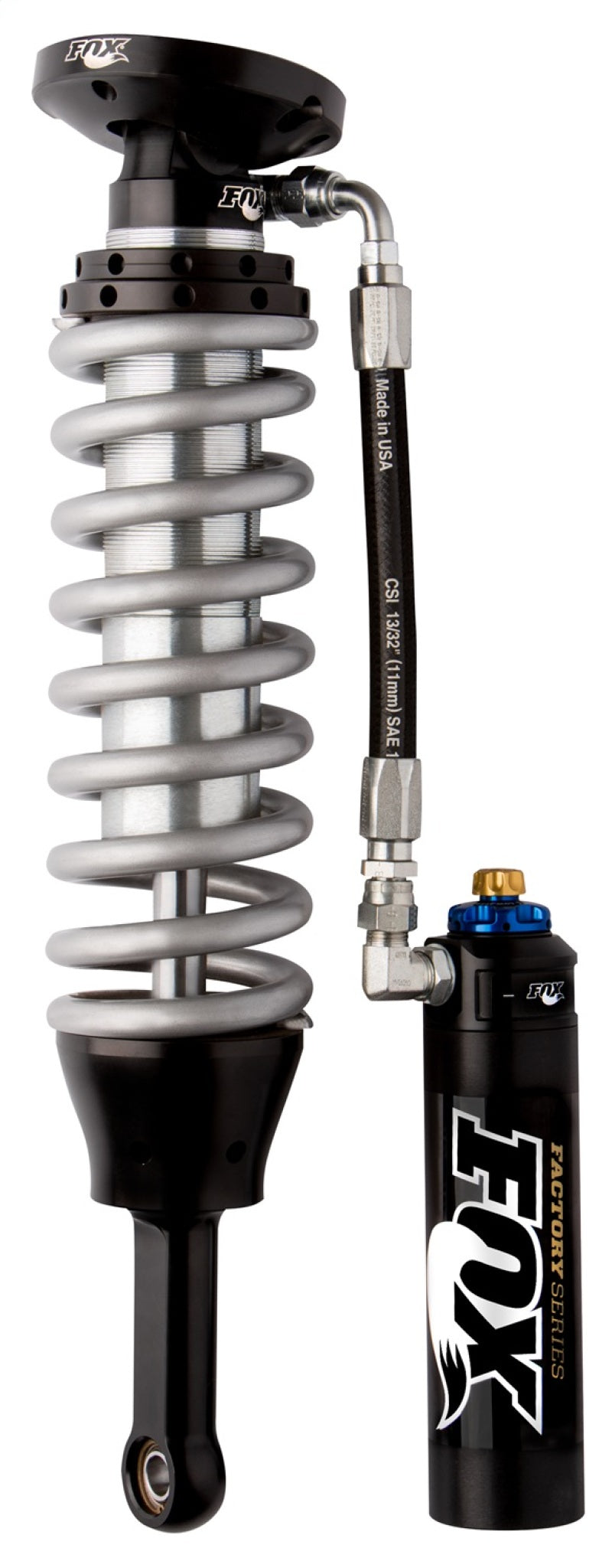 Load image into Gallery viewer, Fox 05+ Tacoma w/UCA 2.5 Factory Series 4.94in. Remote Res. Coilover Shock w/DSC Adj. - Black/Zinc
