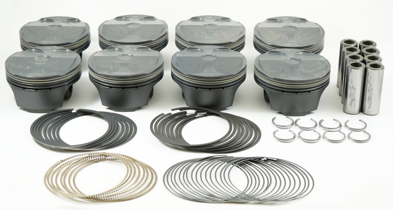 Load image into Gallery viewer, Mahle MS Piston Set Gen 3 Coyote 308ci 3.662in Bore 3.65in Stroke 5.933in Rod .866 Pin 8.4cc 12 CR
