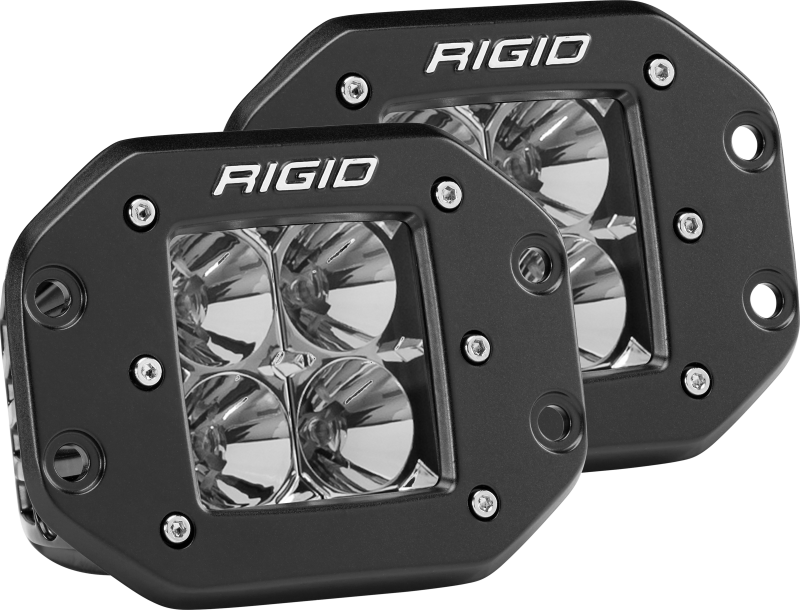 Load image into Gallery viewer, Rigid Industries Dually - Flush Mount - Flood - Set of 2
