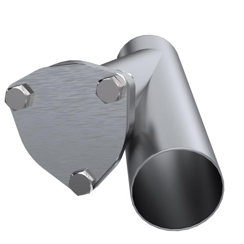 Load image into Gallery viewer, QTP 2.5in Weld-On QTEC Exhaust Cutout Y-Pipe
