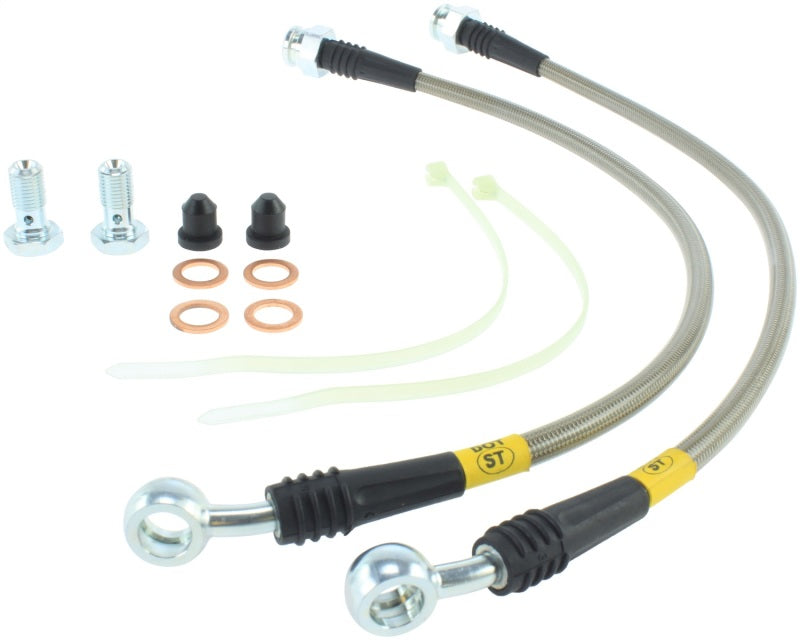 Load image into Gallery viewer, StopTech 05-10 Jeep Grand Cherokee Stainless Steel Front Brake Lines
